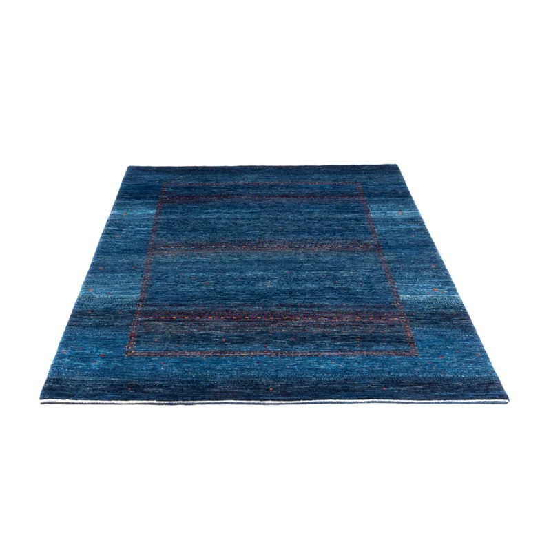 Gabbeh Teppich - Loribaft Perser - 128 x 190 cm - blau