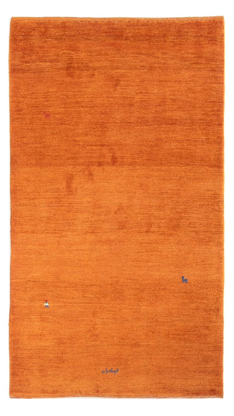 Gabbeh Persisch Teppich 118x196cm - Perserteppich Wollteppich - orange