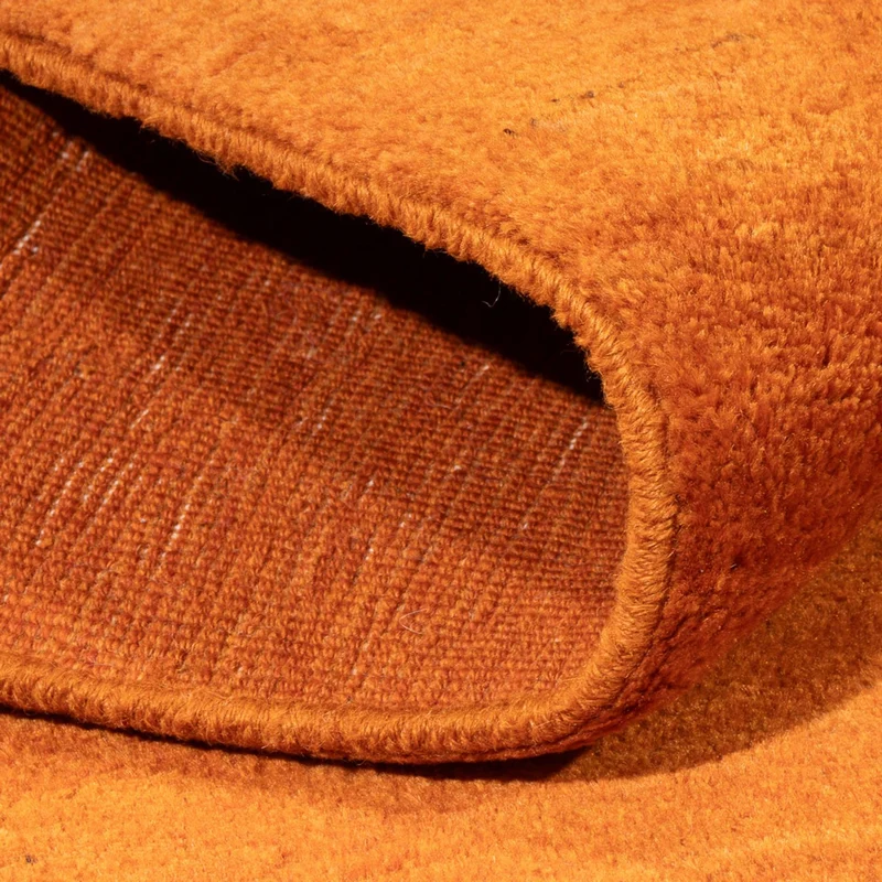 Gabbeh Persisch Teppich 118x196cm - Perserteppich Wollteppich - orange