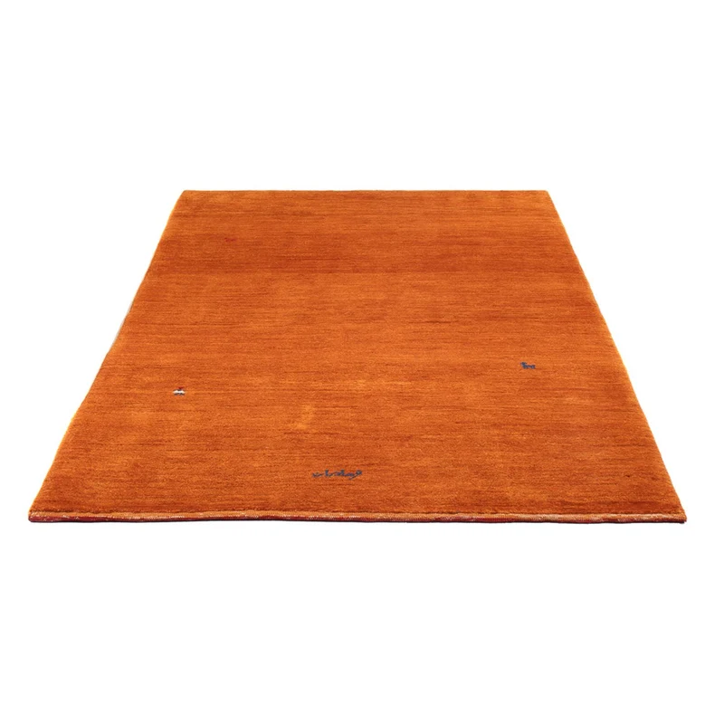 Gabbeh Persisch Teppich 118x196cm - Perserteppich Wollteppich - orange