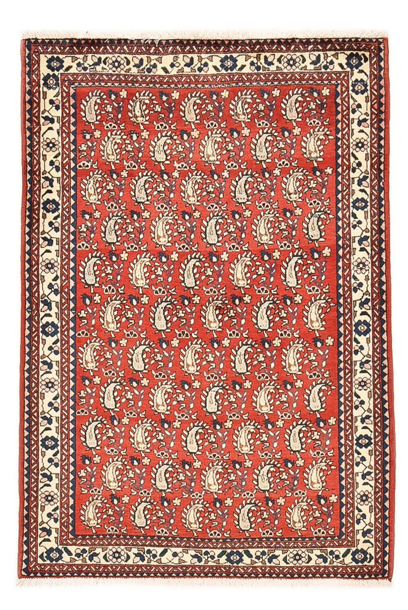 Abadeh Teppich 100x150cm - Perserteppich - rot