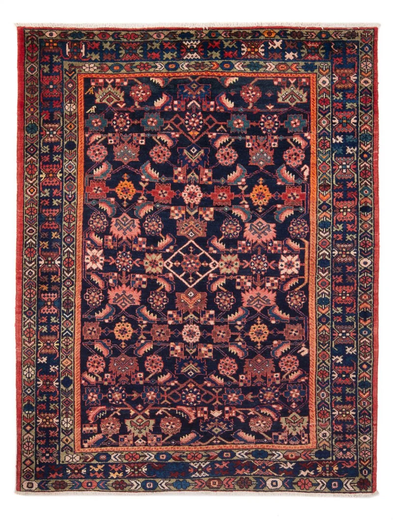 Wiss Teppich 155x205cm - Perserteppich - dunkelblau