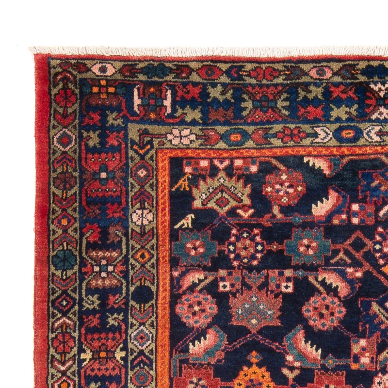 Wiss Teppich 155x205cm - Perserteppich - dunkelblau