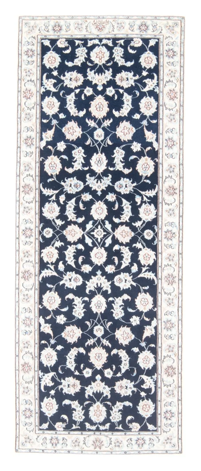 Nain - 9La Teppich 81x198cm - Perserteppich - dunkelblau
