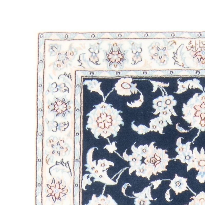 Nain - 9La Teppich 81x198cm - Perserteppich - dunkelblau