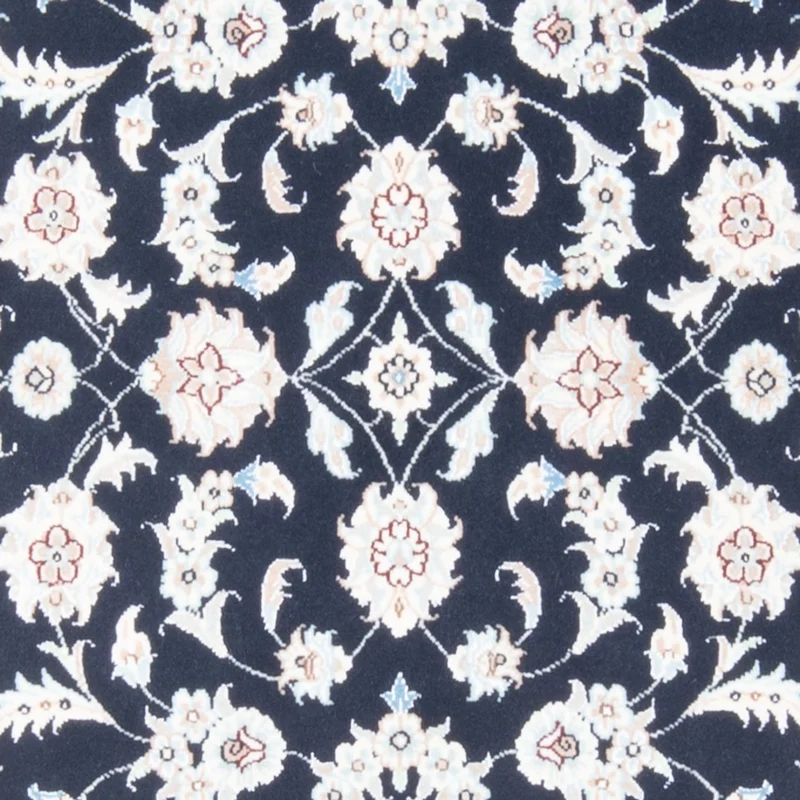 Nain - 9La Teppich 80x197cm - Perserteppich - dunkelblau
