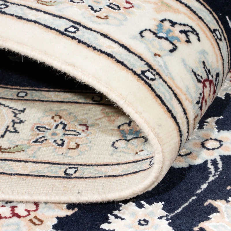 Nain - 9La Teppich 80x197cm - Perserteppich - dunkelblau