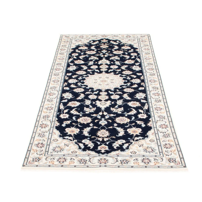 Läufer Perser - Nain - Royal - 80 x 197 cm - dunkelblau