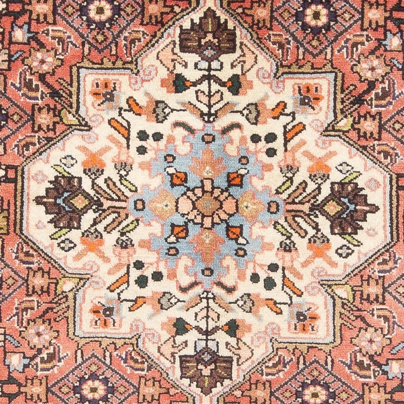 Hamadan Teppich 128x192cm - Perserteppich - rot