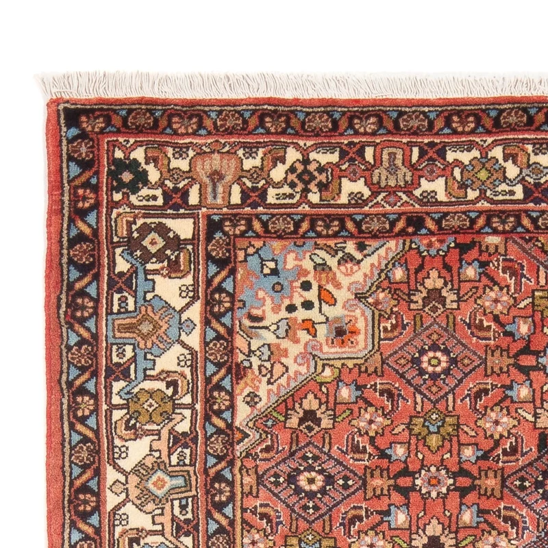 Hamadan Teppich 128x192cm - Perserteppich - rot