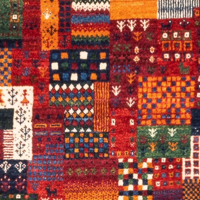 Gabbeh Teppich - Loribaft Perser - Royal - 83 x 130 cm - mehrfarbig
