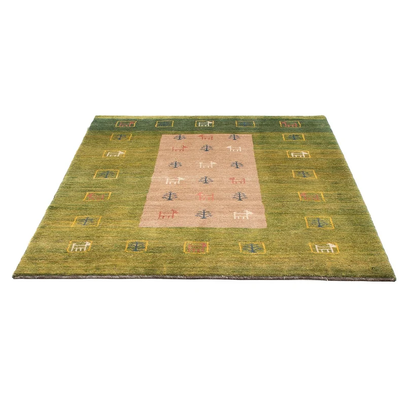 Gabbeh Persisch Teppich 119x190cm - Perserteppich Wollteppich - mehrfarbig