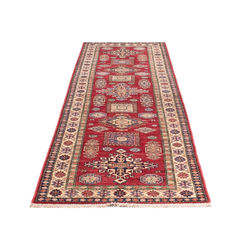 Kazak Teppich 80x305cm - Orientteppich - rot