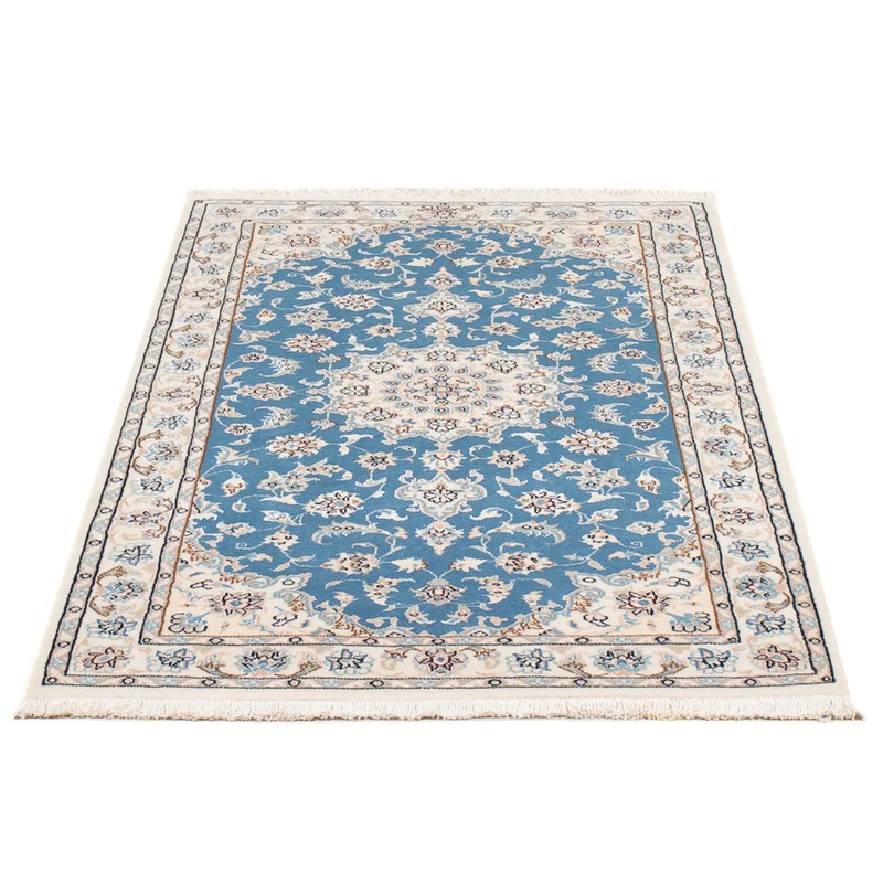 Nain - 6La Teppich 76x138cm - Perserteppich - hellblau
