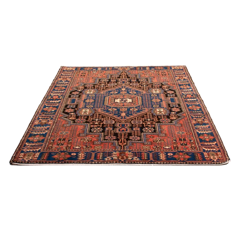 Nahavand Teppich 146x200cm - Perserteppich - blau