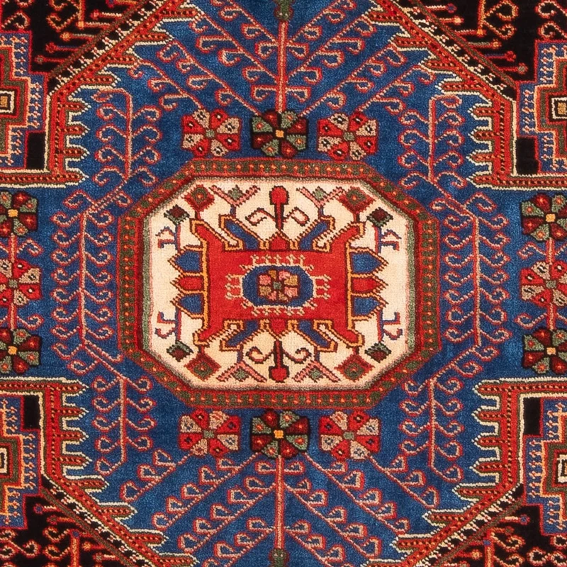 Nahavand Teppich 140x200cm - Perserteppich - blau