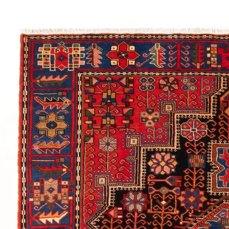 Nahavand Teppich 140x200cm - Perserteppich - blau
