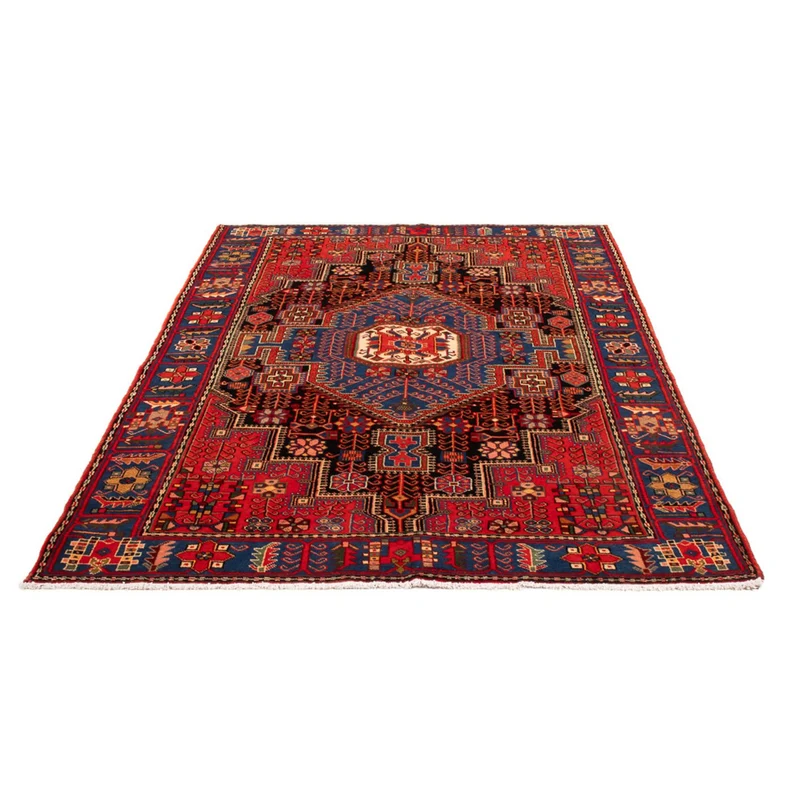 Nahavand Teppich 140x200cm - Perserteppich - blau