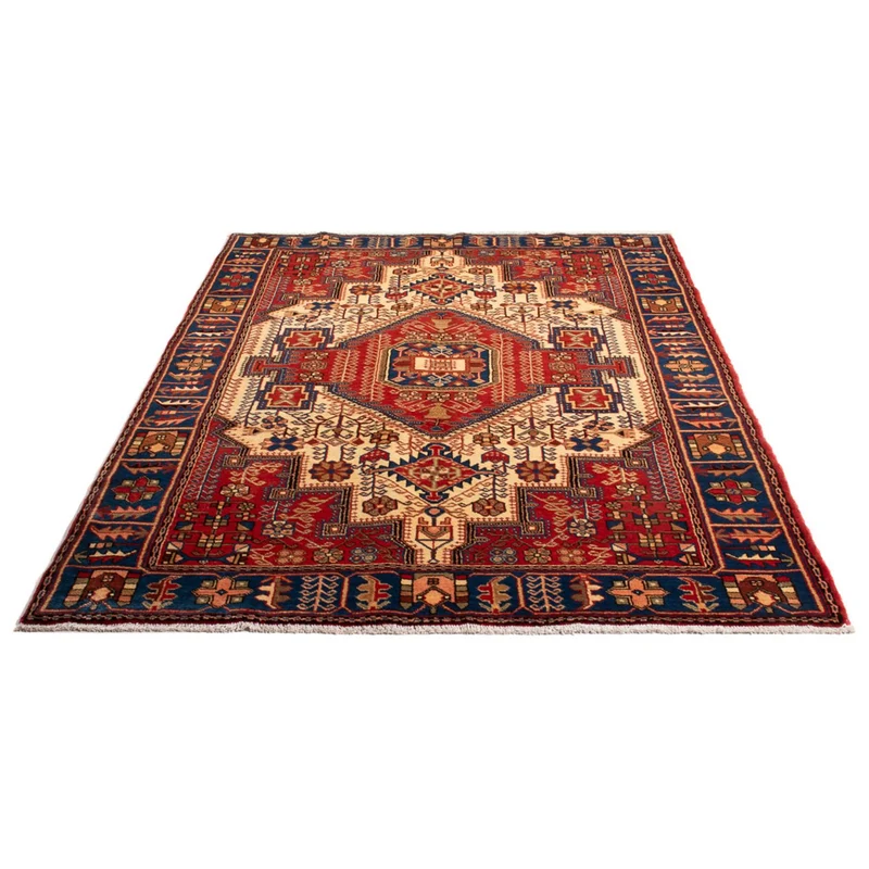 Nahavand Teppich 140x223cm - Perserteppich - rot