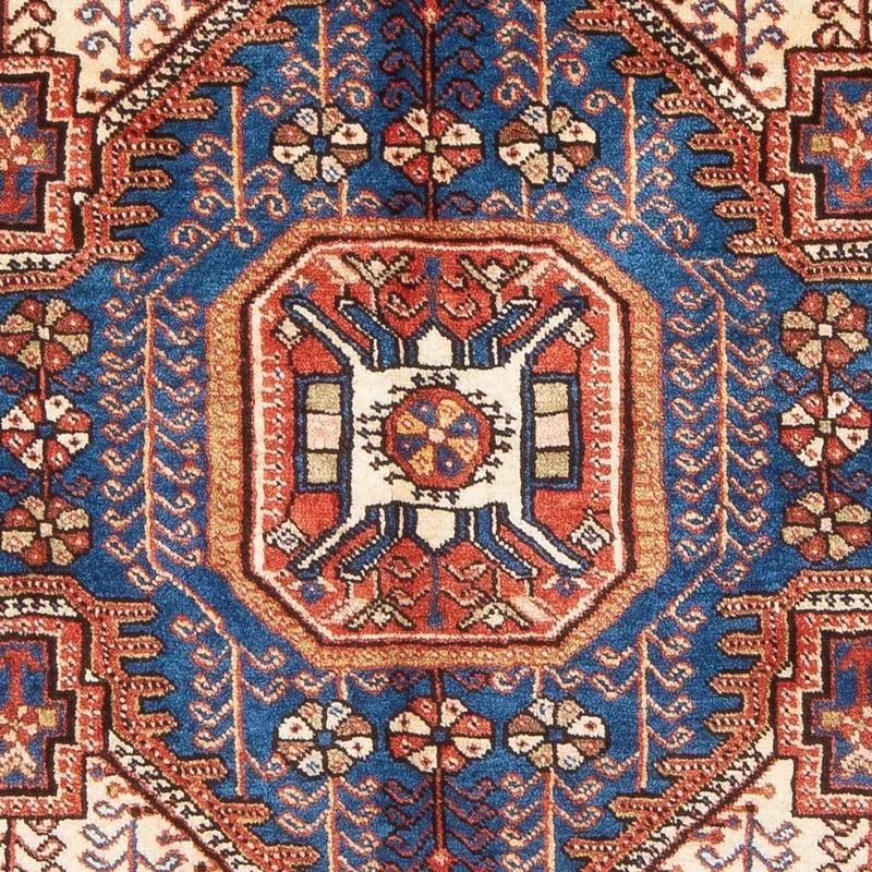 Nahavand Teppich 140x200cm - Perserteppich - blau