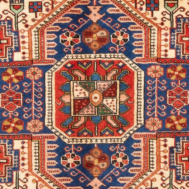 Nahavand Teppich 140x195cm - Perserteppich - blau