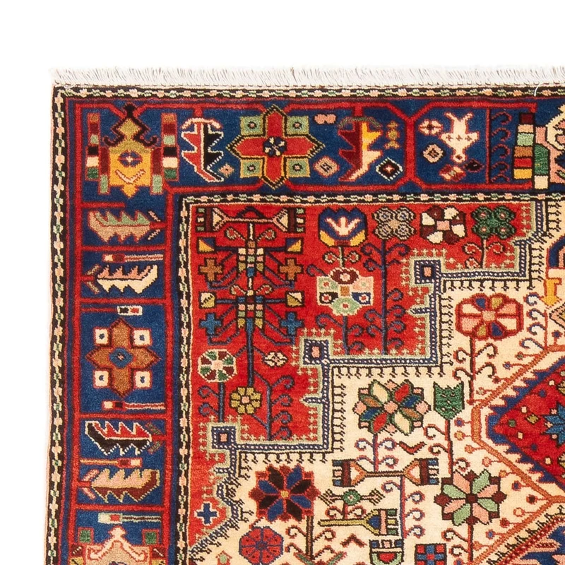 Nahavand Teppich 140x195cm - Perserteppich - blau