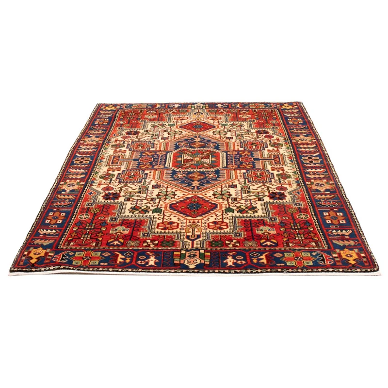 Nahavand Teppich 140x195cm - Perserteppich - blau