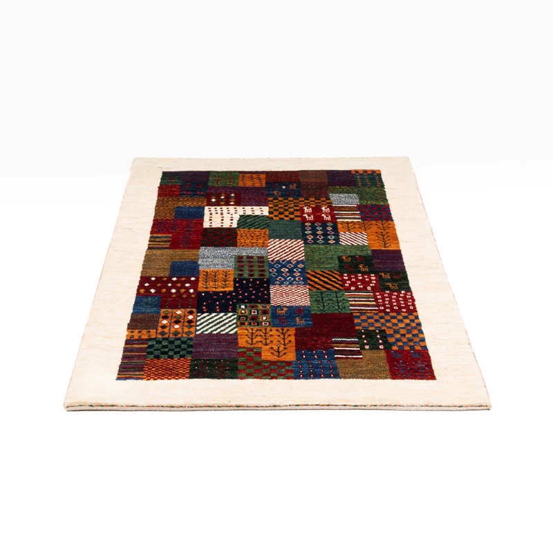 Loribaft Teppich Perser 85x124cm - Orientteppich - mehrfarbig