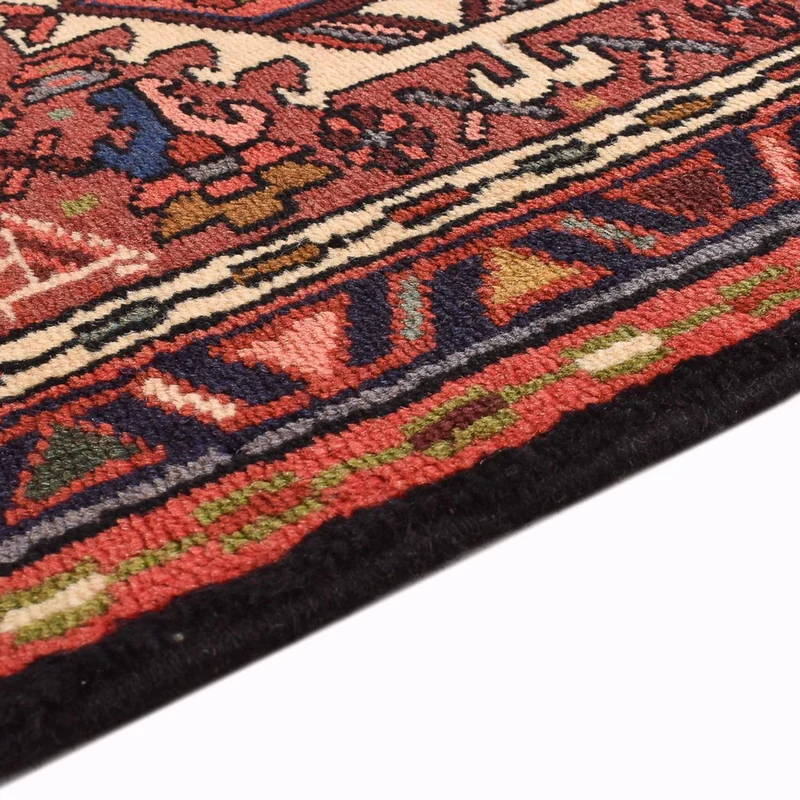 Qaraja Teppich 68x290cm - Perserteppich - hellrot