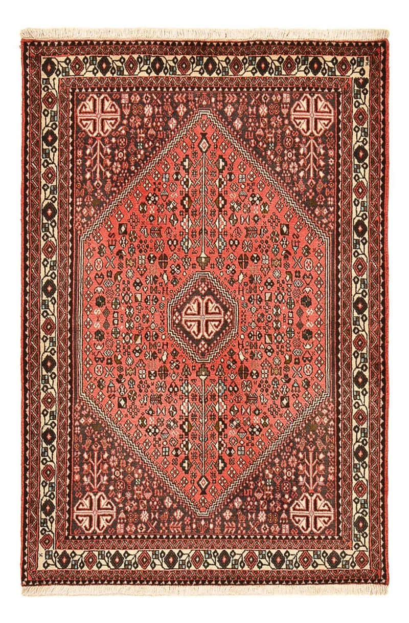 Abadeh Teppich 102x150cm - Perserteppich - rot