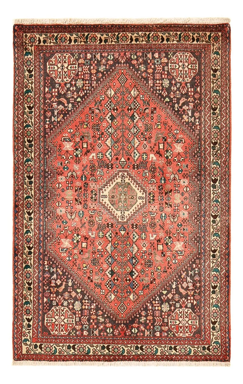 Abadeh Teppich 100x155cm - Perserteppich - rot