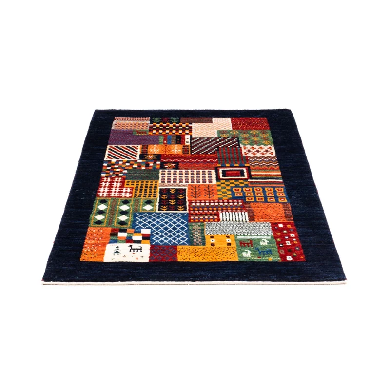 Gabbeh Teppich - Loribaft Perser - Royal - 84 x 123 cm - mehrfarbig