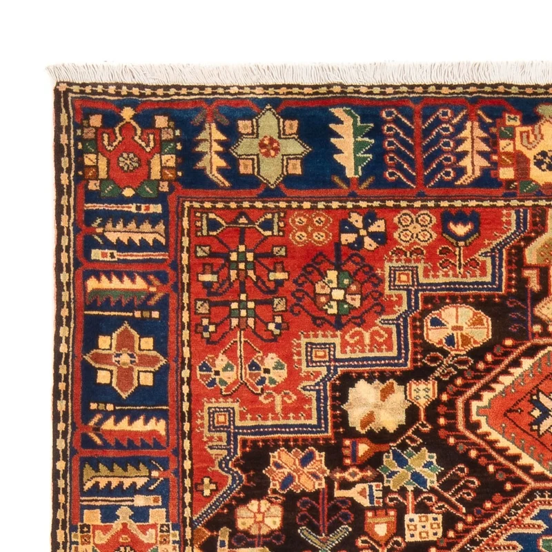 Nahavand Teppich 145x200cm - Perserteppich - blau