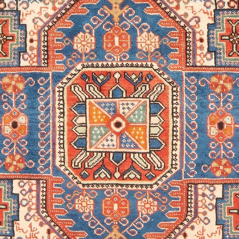 Nahavand Teppich 140x200cm - Perserteppich - blau