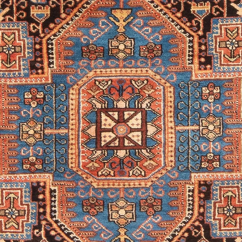 Nahavand Teppich 143x200cm - Perserteppich - blau