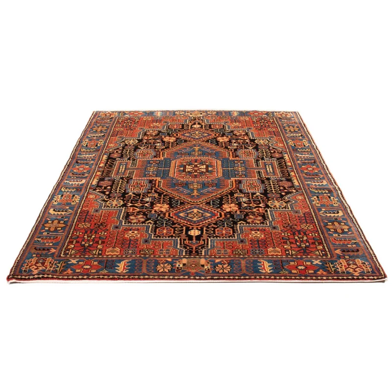 Nahavand Teppich 143x200cm - Perserteppich - blau