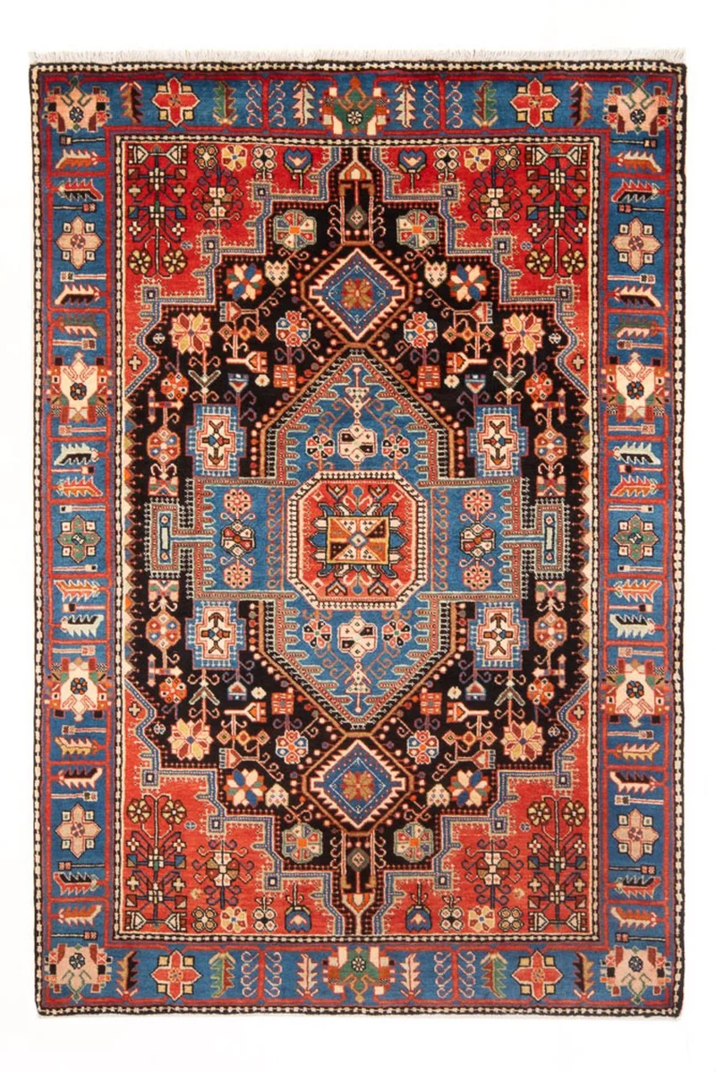 Nahavand Teppich 140x200cm - Perserteppich - blau