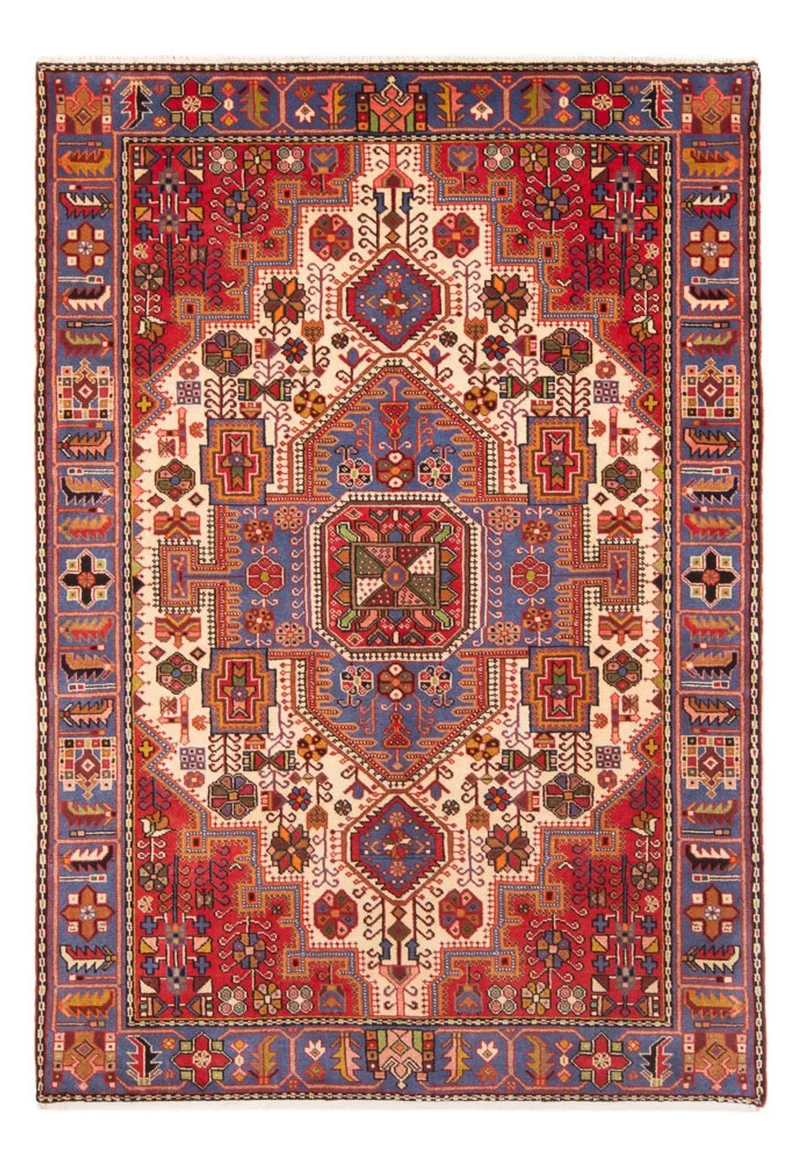 Nahavand Teppich 130x200cm - Perserteppich - blau