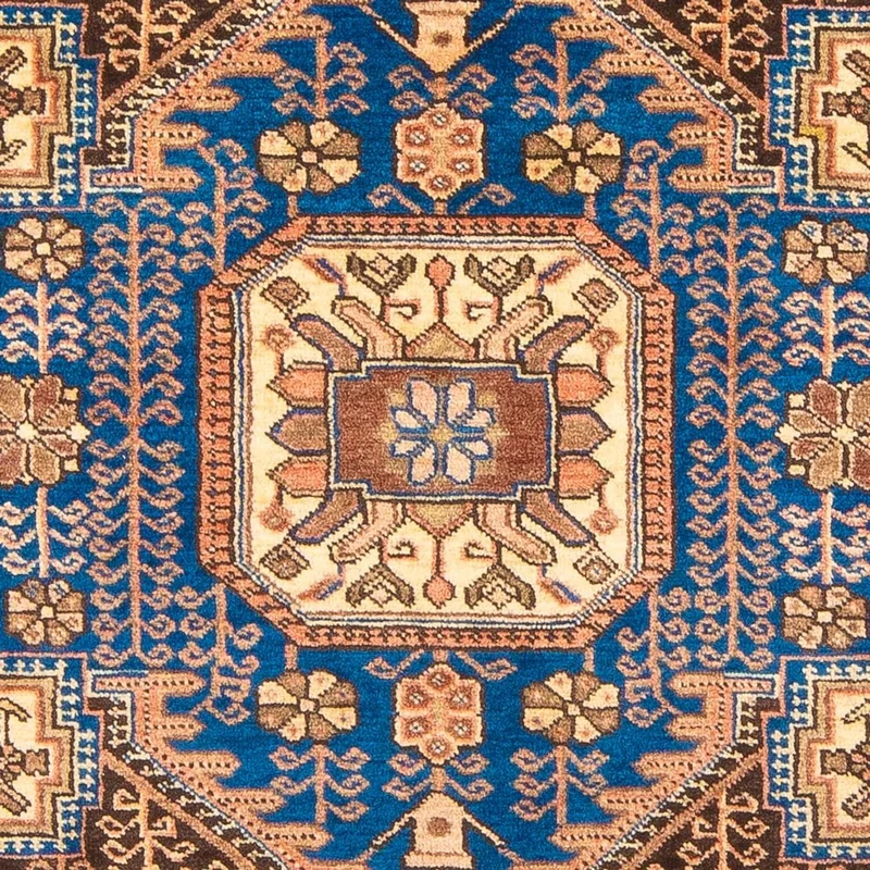 Nahavand Teppich 150x200cm - Perserteppich - blau