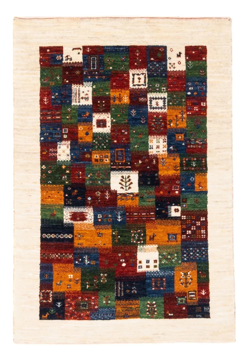 Loribaft Teppich Perser 83x125cm - Orientteppich - mehrfarbig
