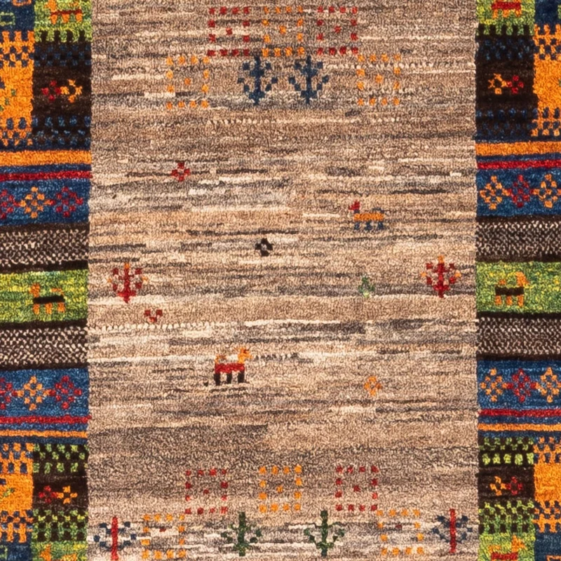 Loribaft Teppich Perser 80x128cm - Orientteppich - mehrfarbig