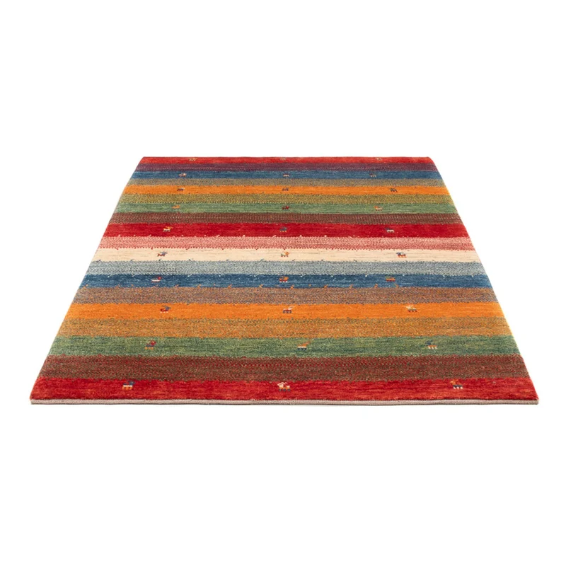 Gabbeh Persisch Teppich 120x180cm - Perserteppich Wollteppich - mehrfarbig