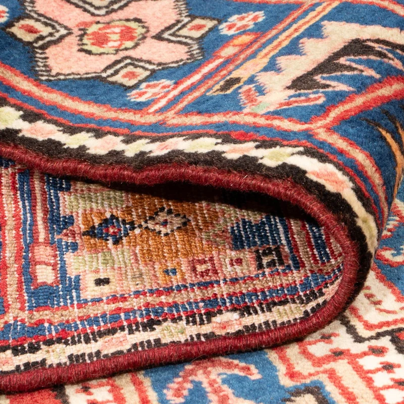 Nahavand Teppich 136x197cm - Perserteppich - blau
