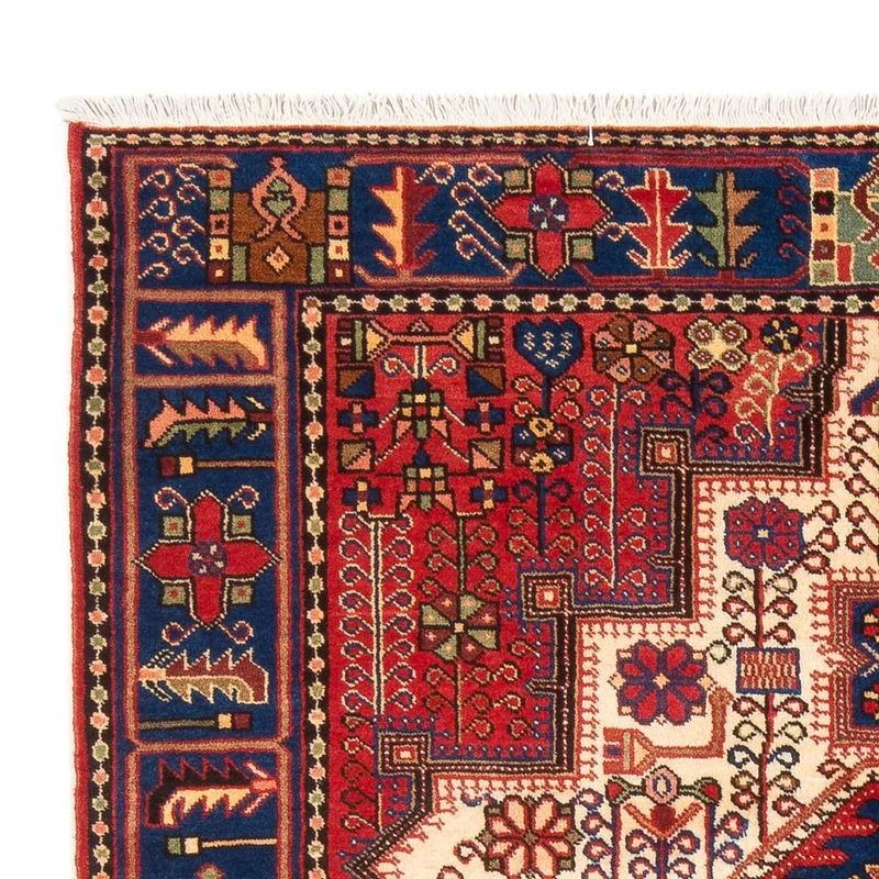 Nahavand Teppich 146x200cm - Perserteppich - blau