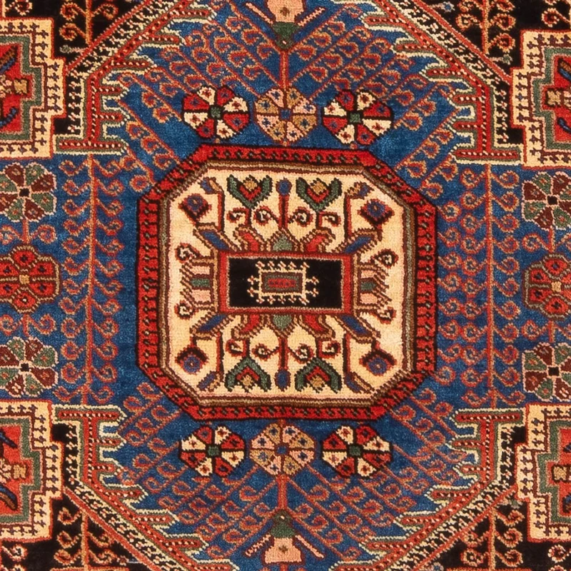 Nahavand Teppich 137x205cm - Perserteppich - blau
