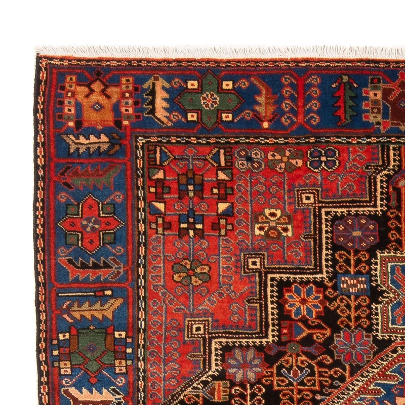 Nahavand Teppich 137x205cm - Perserteppich - blau
