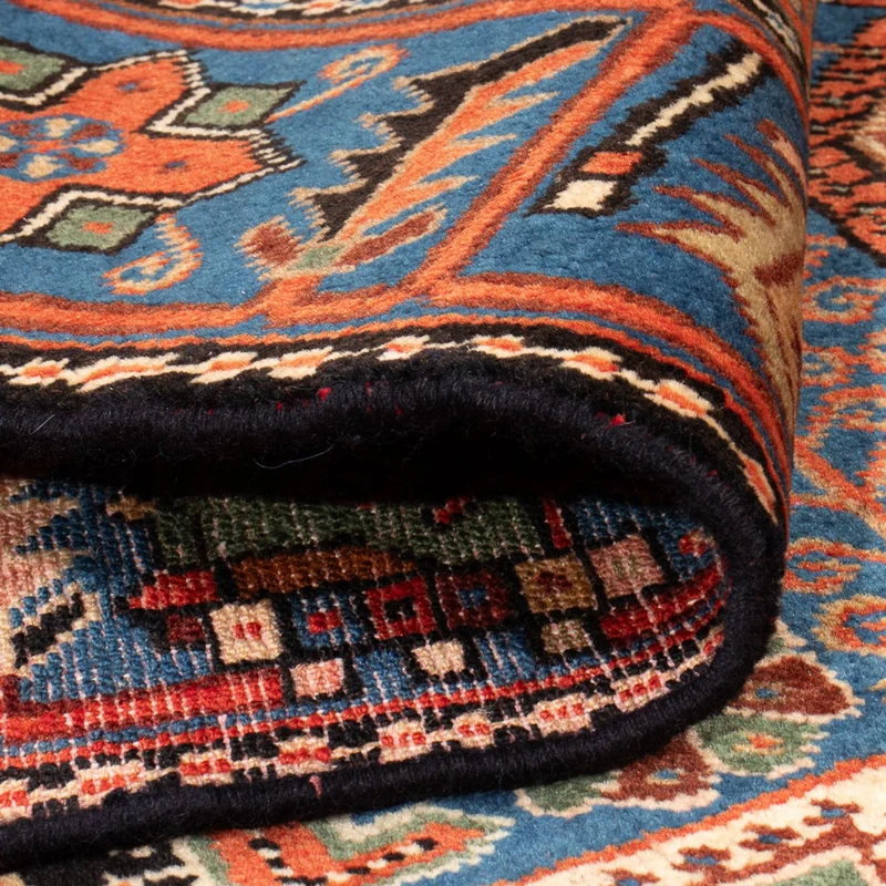 Nahavand Teppich 137x205cm - Perserteppich - blau