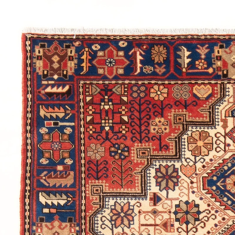 Nahavand Teppich 137x205cm - Perserteppich - blau