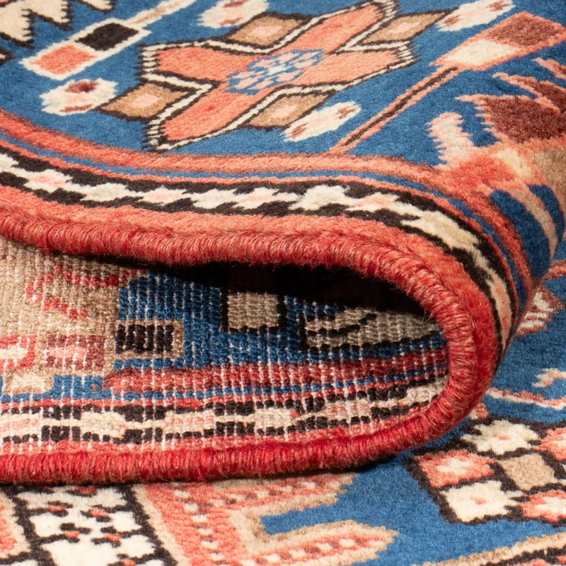 Nahavand Teppich 137x205cm - Perserteppich - blau