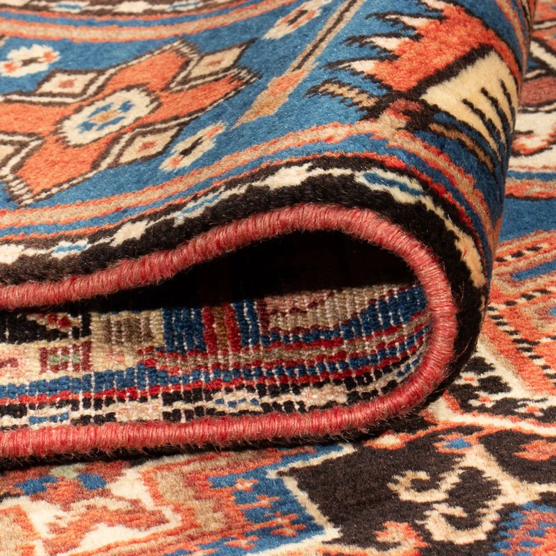 Nahavand Teppich 140x205cm - Perserteppich - blau